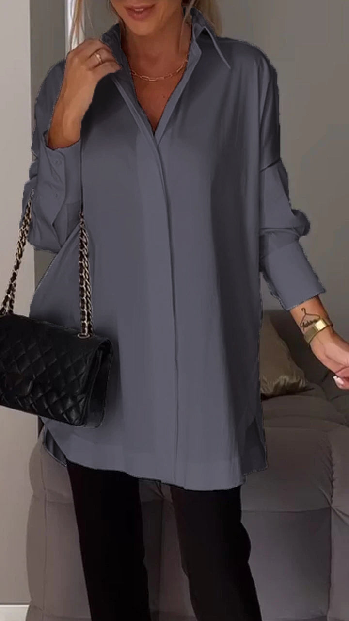 Bettina - Chic Oversized Chiffon Blouse