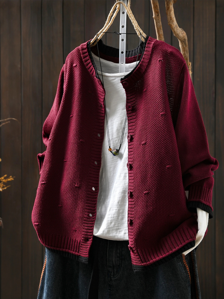 Mariela Relaxed Button Cardigan - Elena Harper