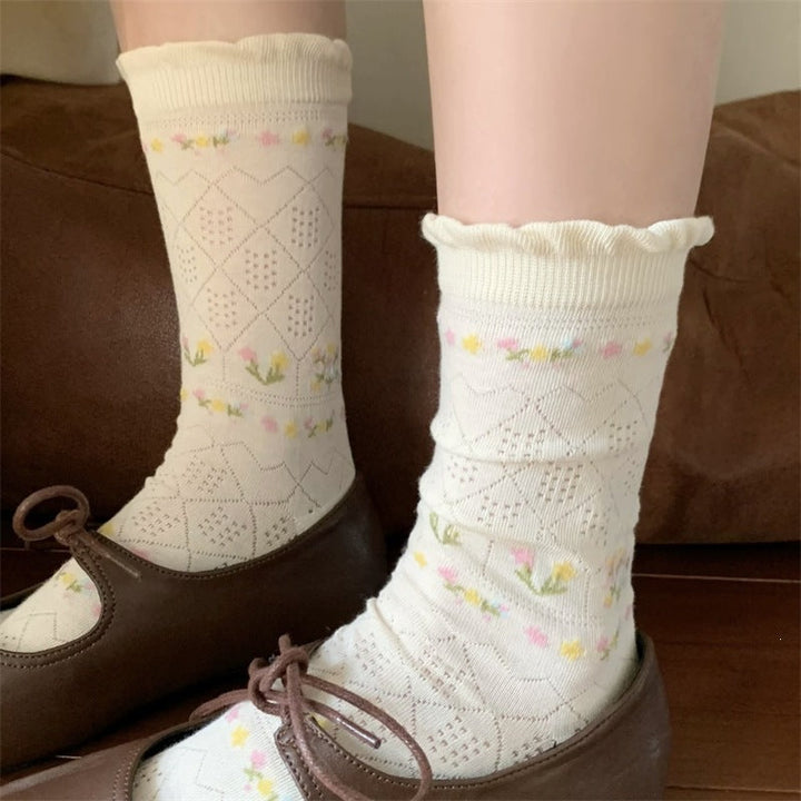 Casual Floral Socks