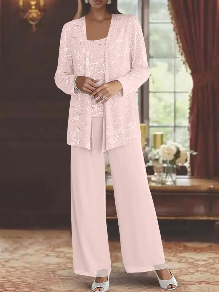 CHIFFON PANT SET FOR WOMEN