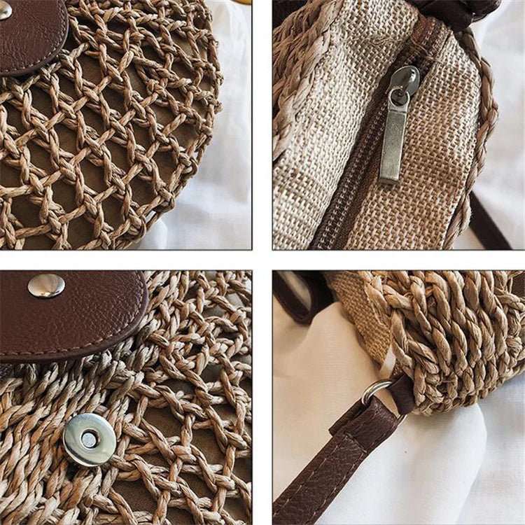 Tessa Stylish Braided Web Design Bag, view 5 - Elena Harper