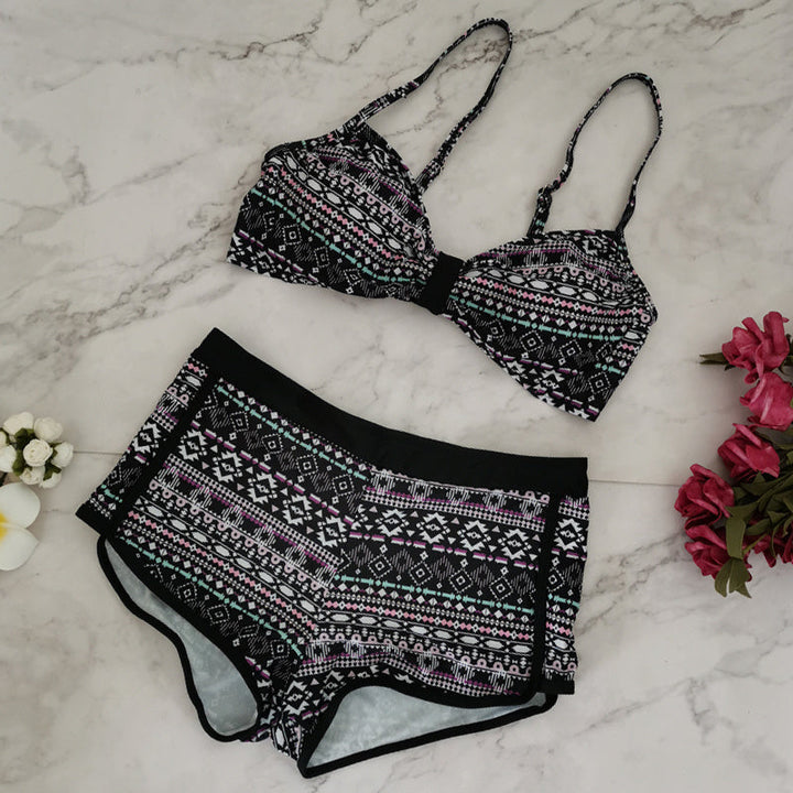 Elegant women's bikini with pants