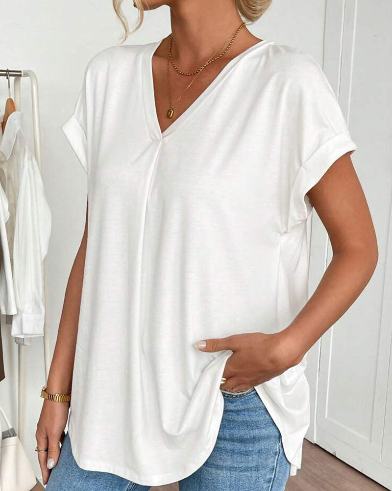 TRUDE CLASSIC SHORT-SLEEVED BLOUSE
