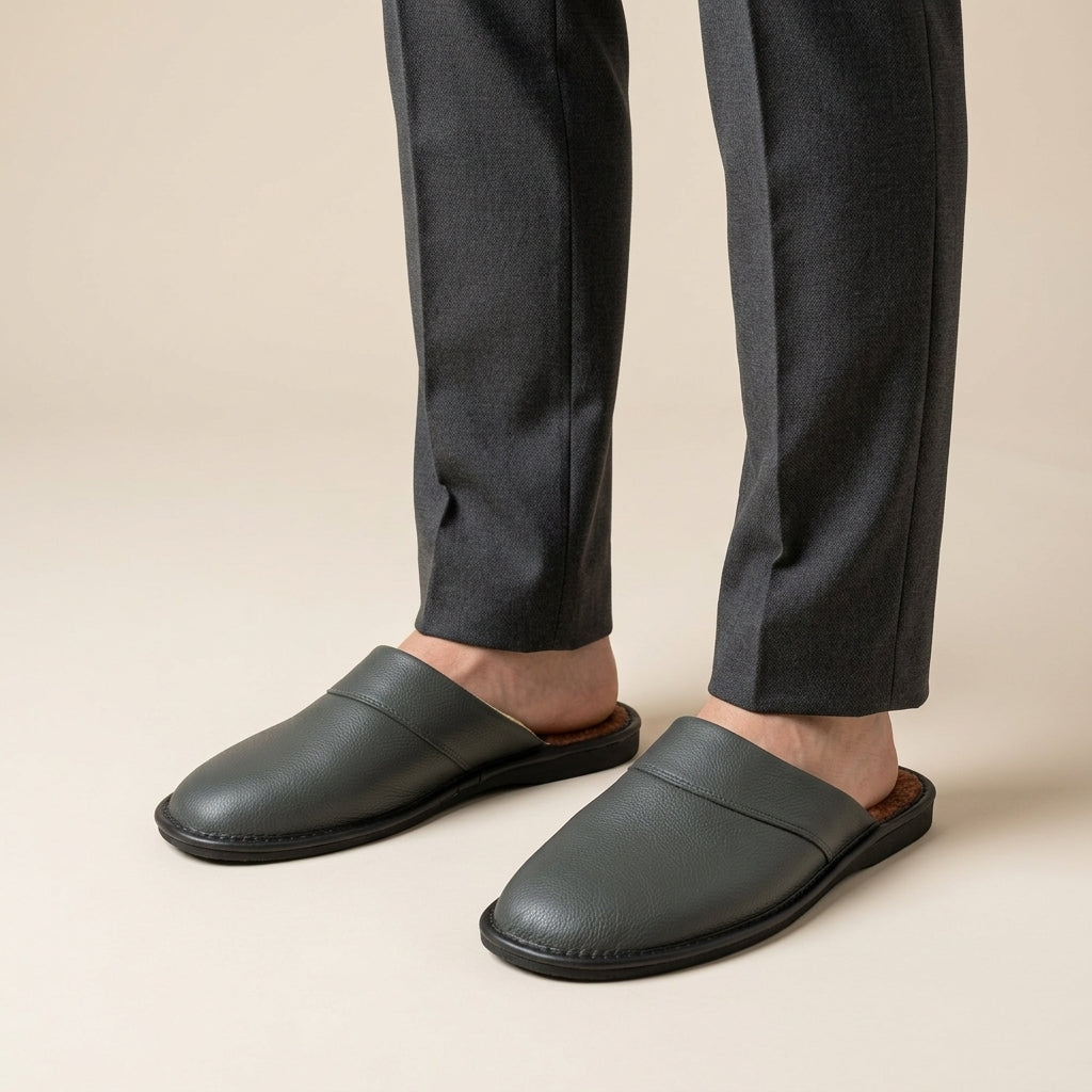 Warm Comfort House Slippers Winter Indoor Shoes For Men