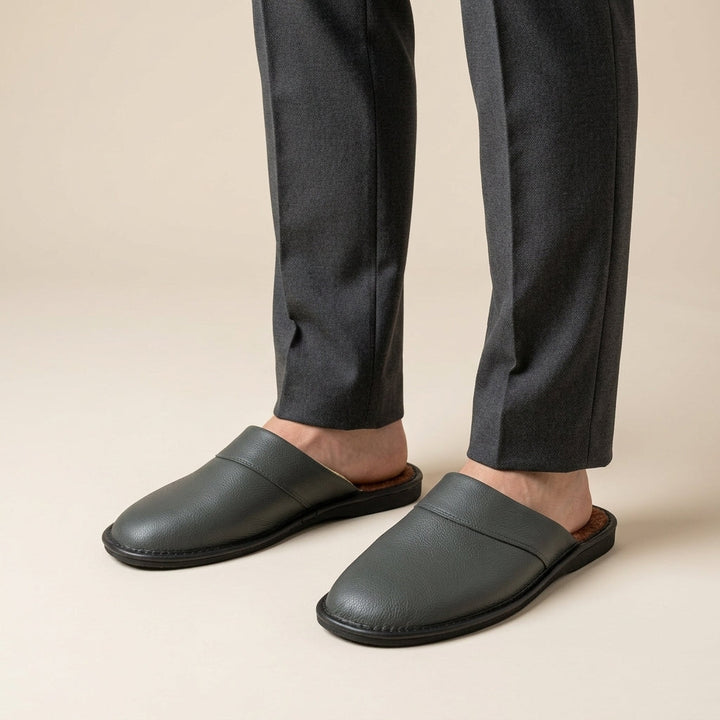 Warm Comfort House Slippers Winter Indoor Shoes For Men
