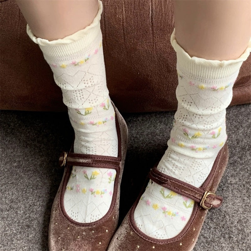 Casual Floral Socks