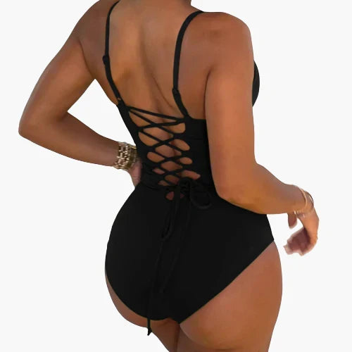(1+1 FREE) Kissy Shapewear Swimsuit, view 3 - Elena Harper