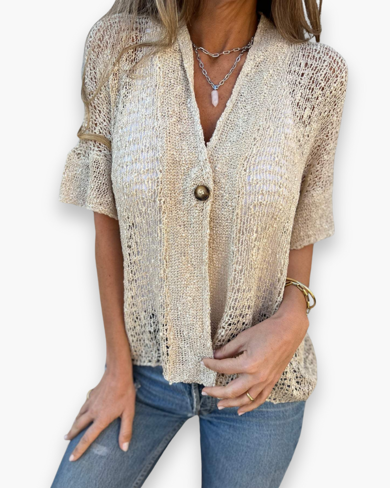 Lightweight Knit Top for Women | Elegant