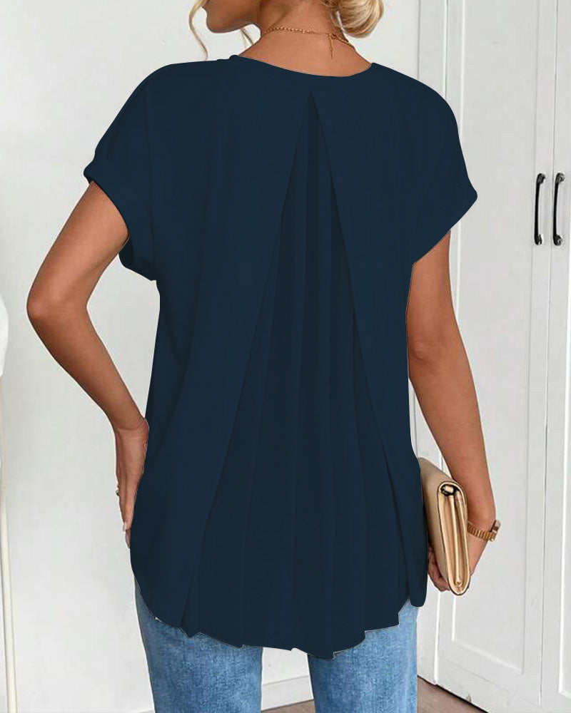TRUDE CLASSIC SHORT-SLEEVED BLOUSE
