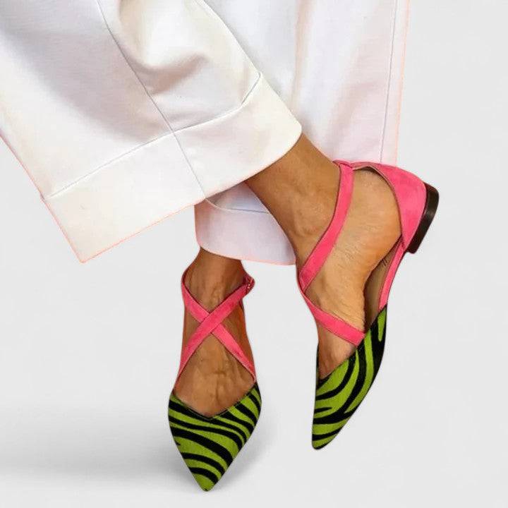 Tymia™ elegant sandals by Emma & Rose Cape Town featuring stylish straps and a comfortable, chic design for summer wear.