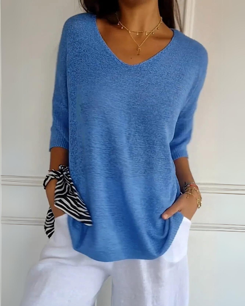 Celia Breathable Cotton Top, view 4 - Elena Harper