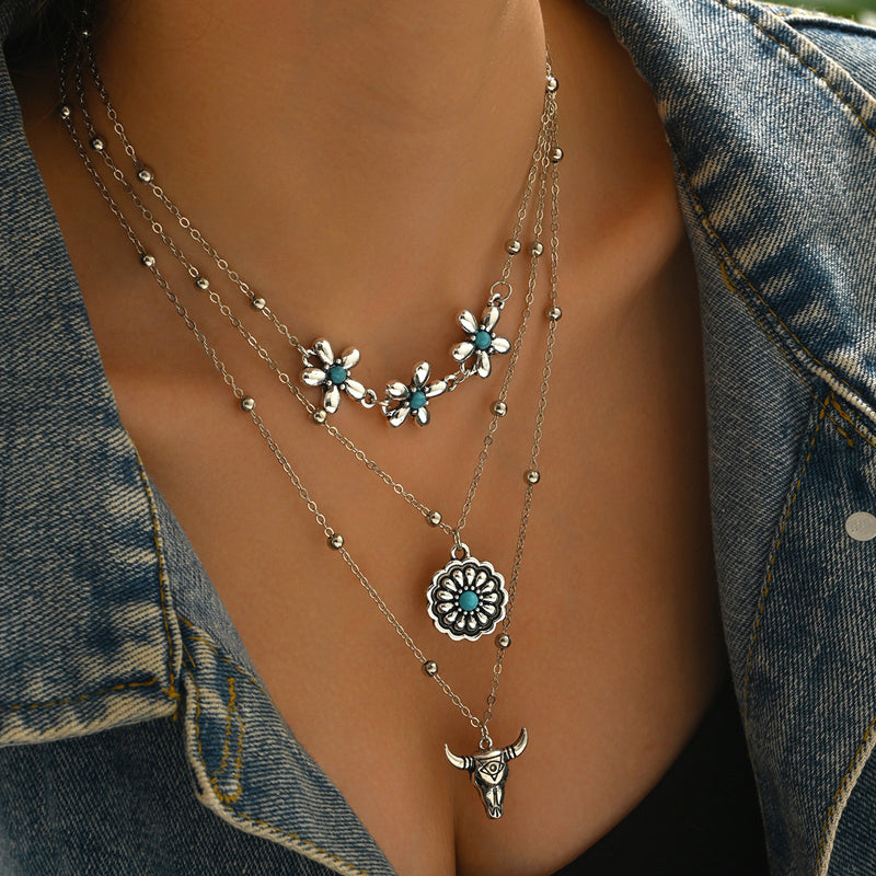 Vintage Bohemian Necklace, view 2 - Elena Harper