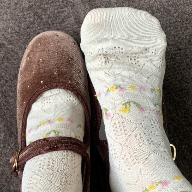 Casual Floral Socks