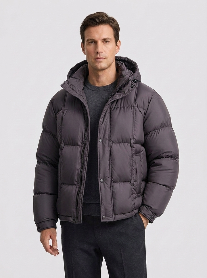 Daniel Lightweight and Versatile Men's Down Jacket, view 8 - Elena Harper