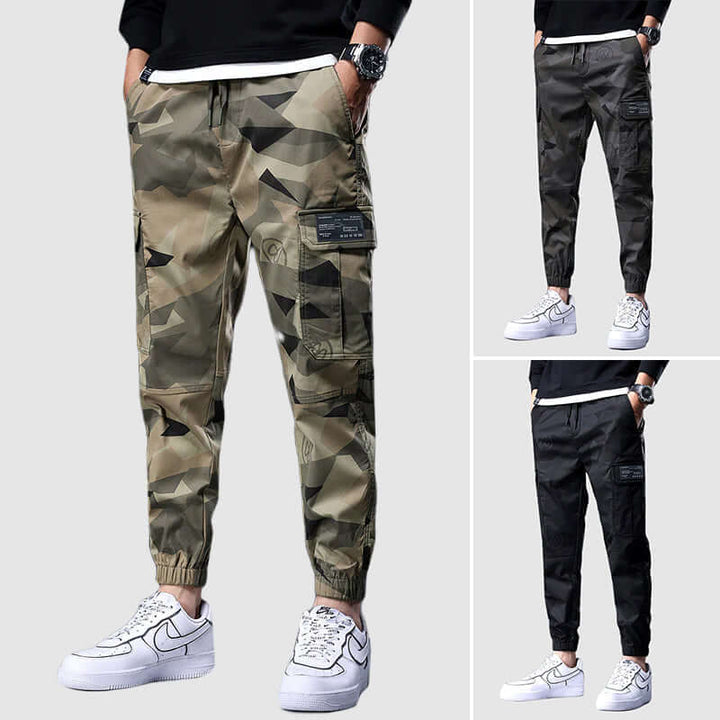 Men's Relaxed-Fit Camouflage Pants, view 7 - Elena Harper