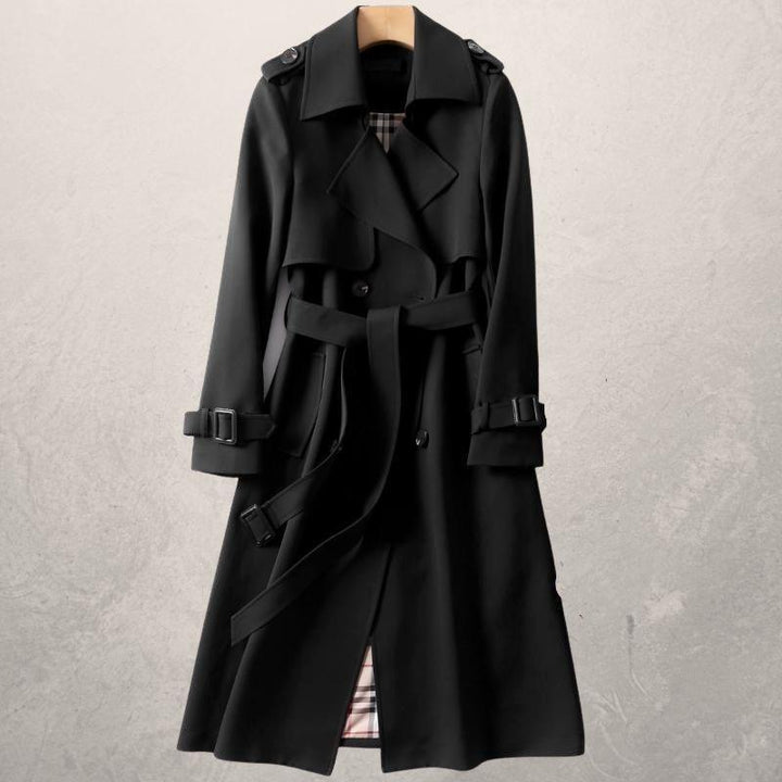 Women's Double Breasted Trench Coat - Timeless & Versatile Style