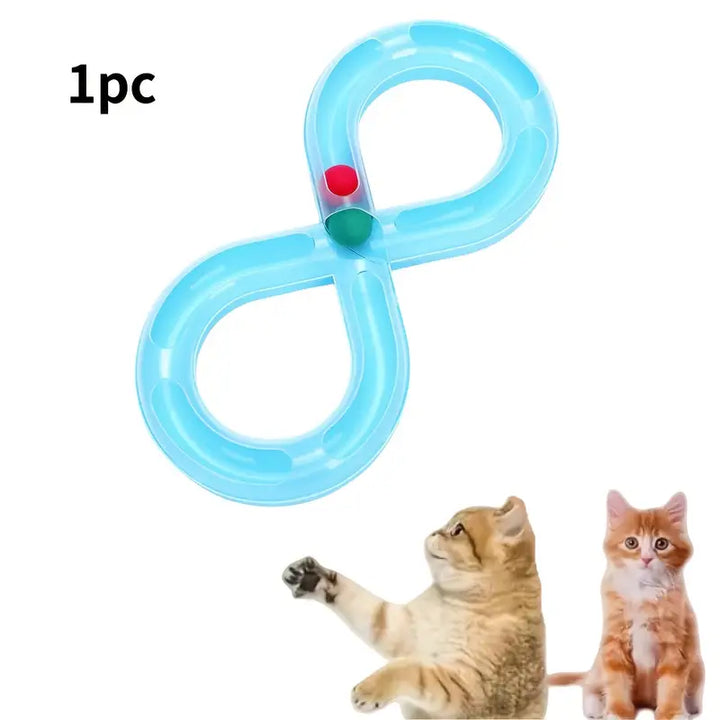 Interactive Cat Toy: Infinity Ball Track for Endless Feline Fun