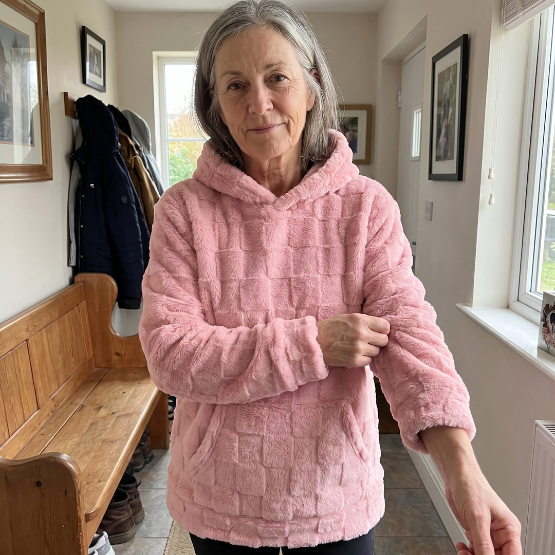 Hazel | Patterned Hoodie with Soft Feel and Relaxed Fit