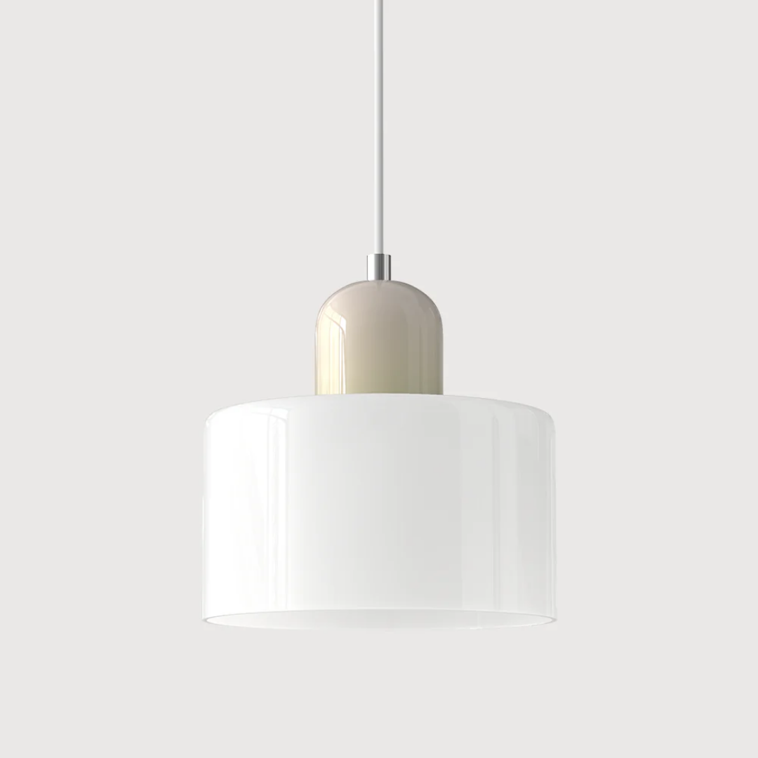 Retro Glass Pendant Lamp with Adjustable Cord