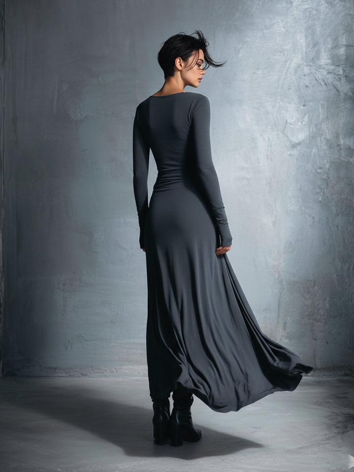 Mariana | Long Dress with Side Knot