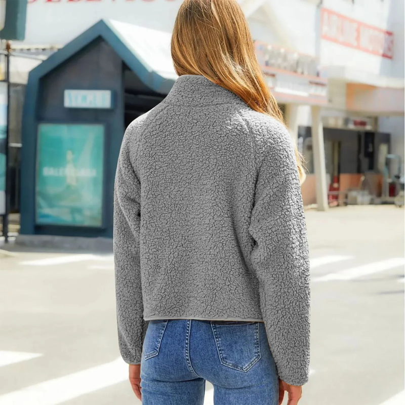 Florence - Flattering Quilted Down Jacket with High Collar