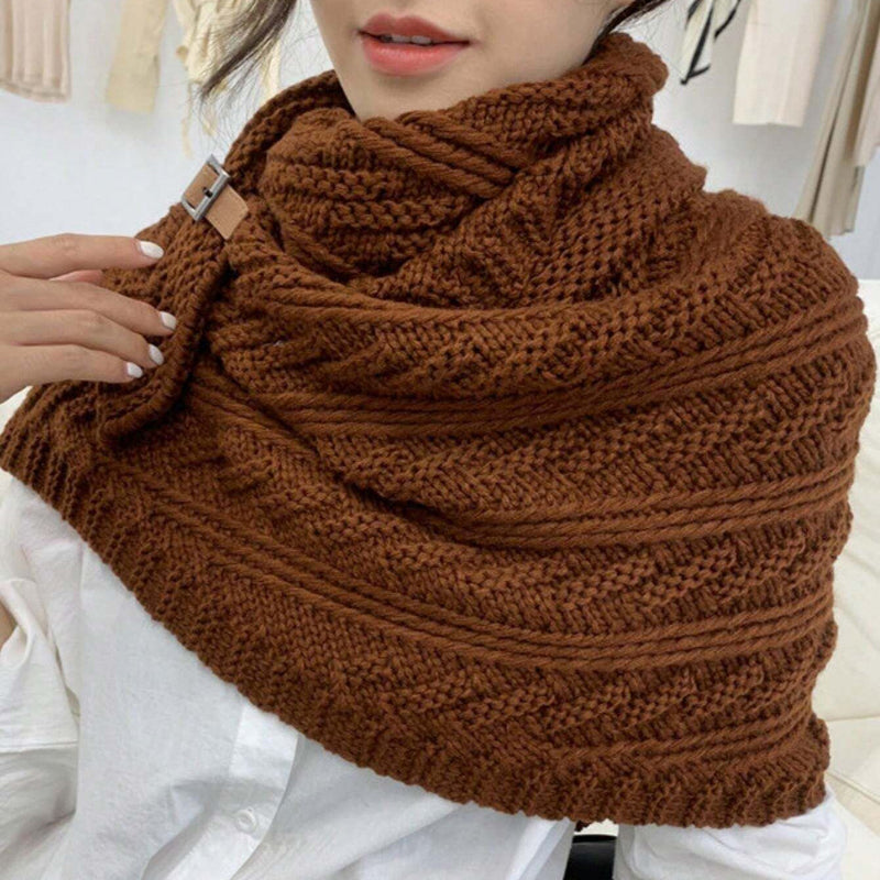 Solid Color Warm Shawl