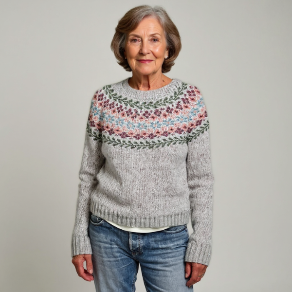 Luciaa Handcrafted Wool Sweater - Elena Harper