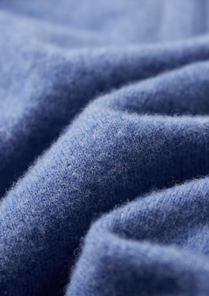 Emma & Rose wool half-zip knit polo — premium knitwear