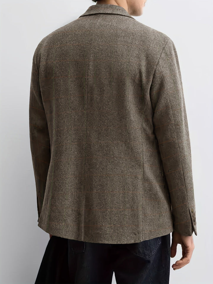 Rhys Refined Textured Blazer, view 6 - Elena Harper