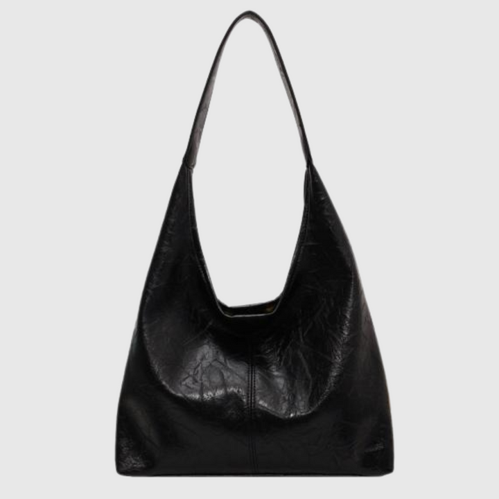 Women's Synthetic Leather Hobo Bag – Elegant Shoulder Bag