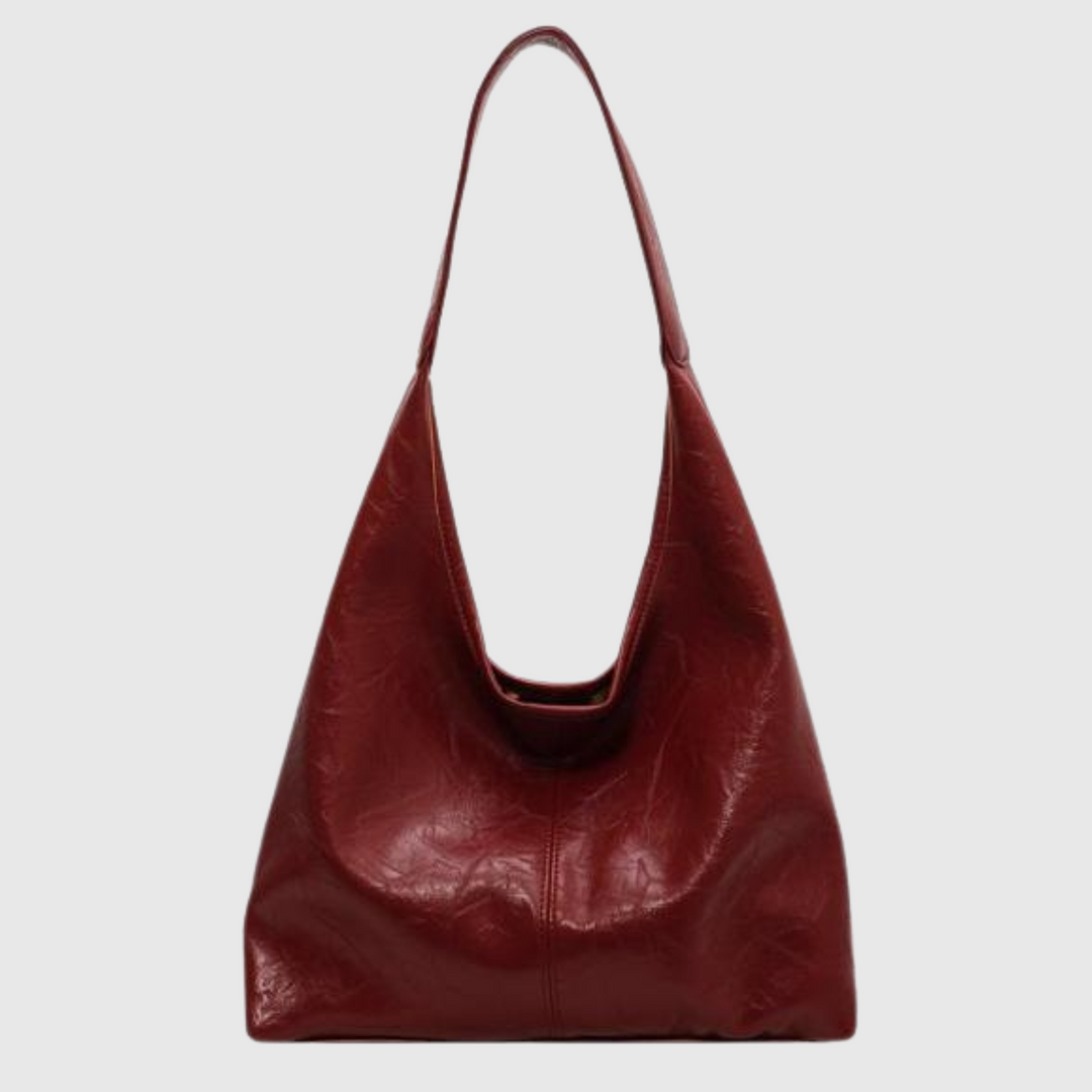 Women's Synthetic Leather Hobo Bag – Elegant Shoulder Bag