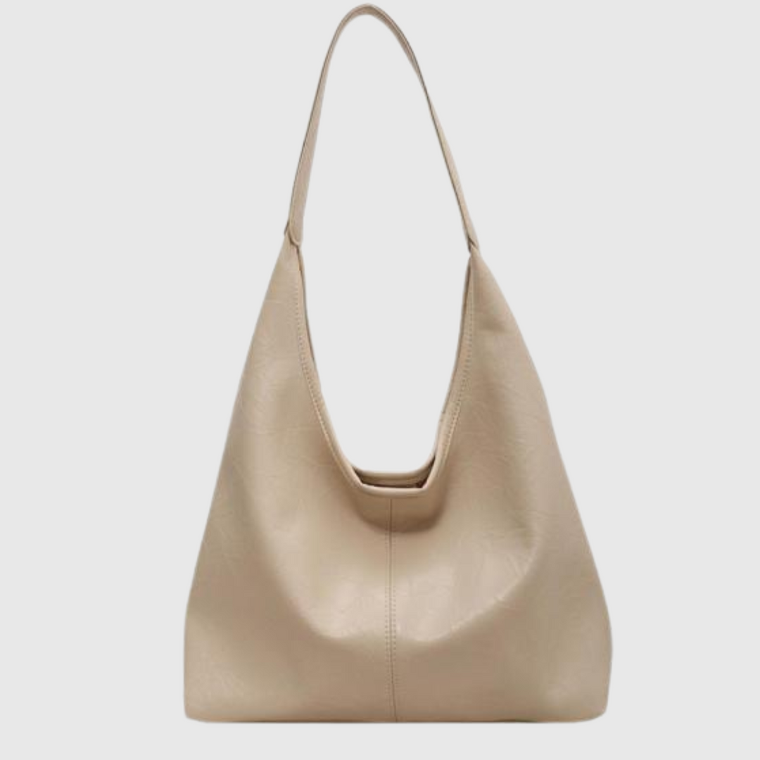 Women's Synthetic Leather Hobo Bag – Elegant Shoulder Bag