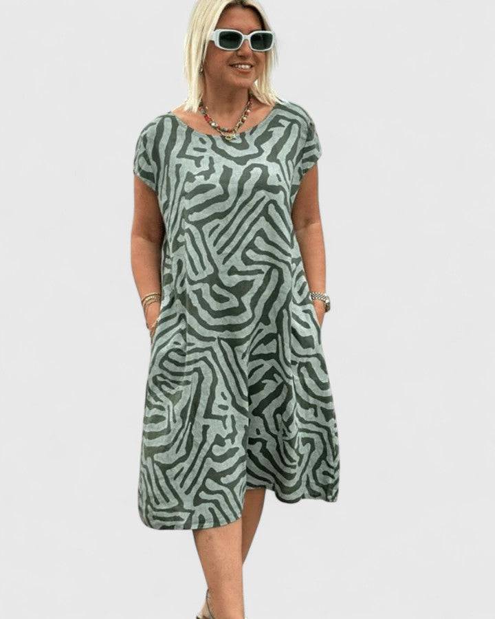 Calyviah™ comfortable dress by Emma & Rose Cape Town, featuring soft fabric and a stylish, relaxed fit for casual wear.