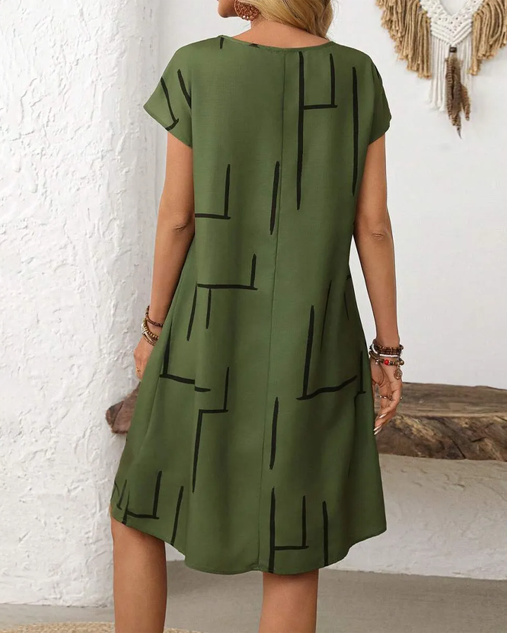 RELAXED FIT VACATION DRESS FOR WOMEN