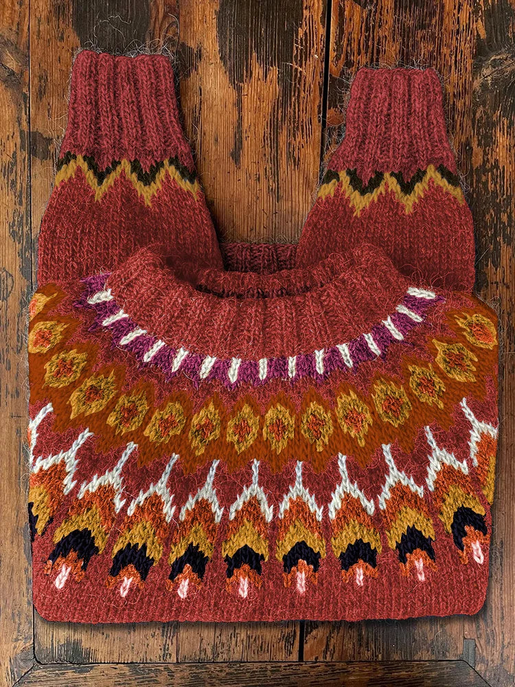 Retro Sweater for Women Eloise, view 4 - Elena Harper