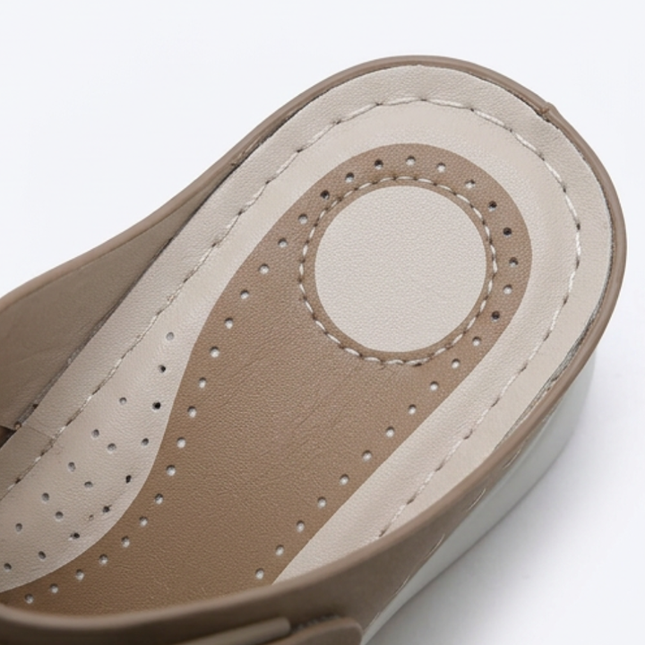 CloudLift Supportive Comfort Wedge Sandals - Elena Harper