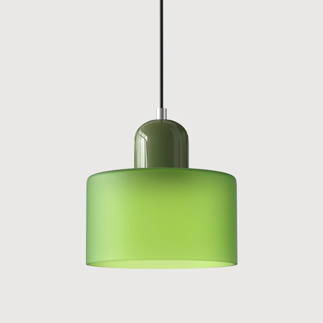 Retro Glass Pendant Lamp with Adjustable Cord