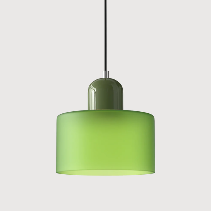 Retro Glass Pendant Lamp with Adjustable Cord