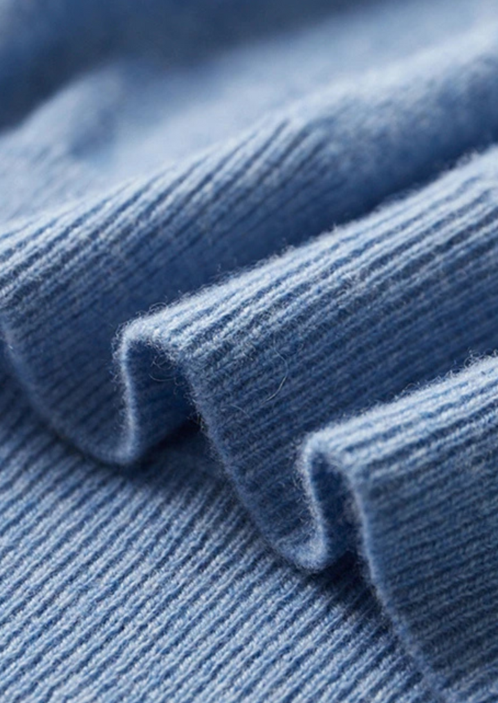 100% CASHMERE CLASSIC POLO SHIRT.