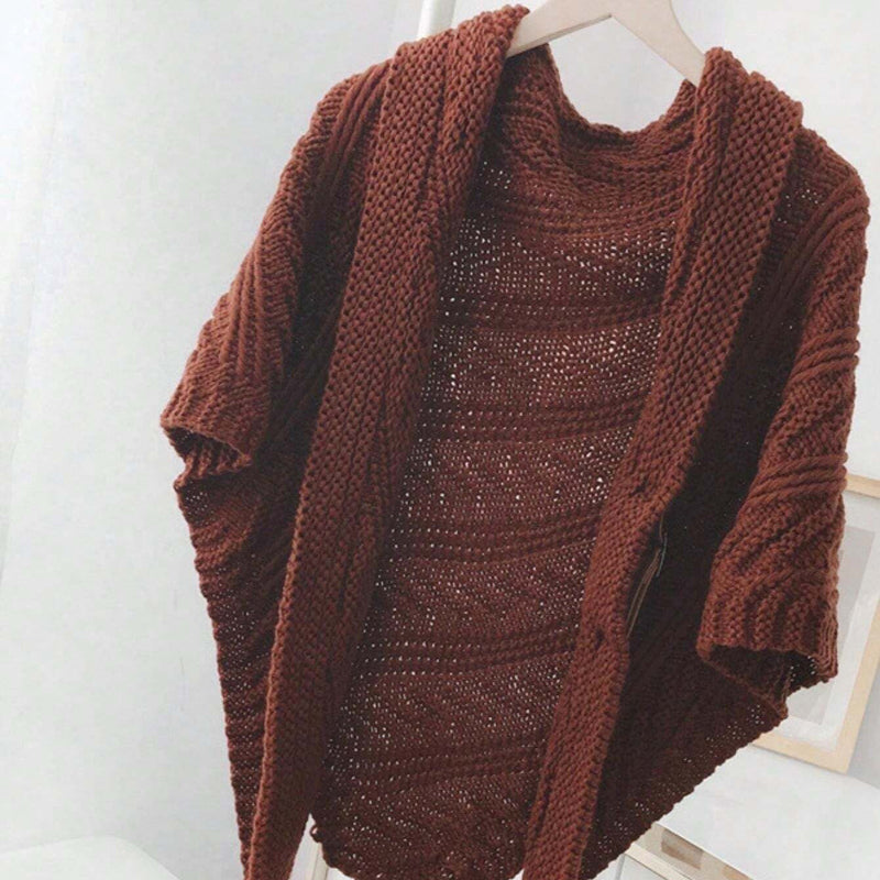 Solid Color Warm Shawl