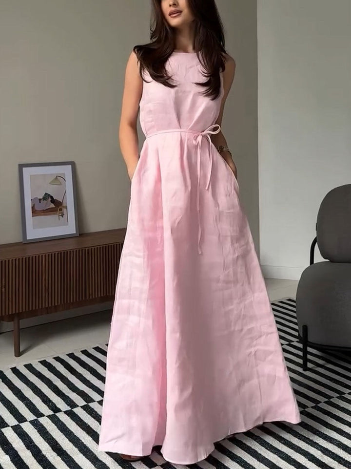 Lynsi Casual A-Line Dress, view 2 - Elena Harper