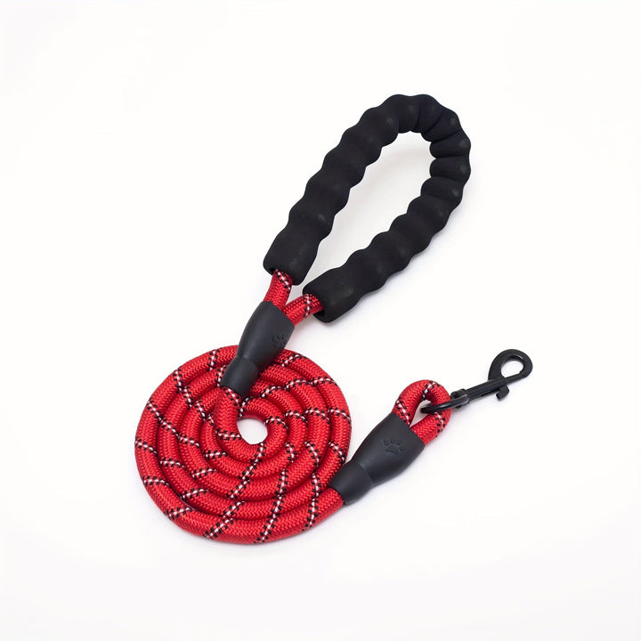 Reinforced Reflective Dog Lead with Padded Handle – Durable and Safe for Strong Dogs