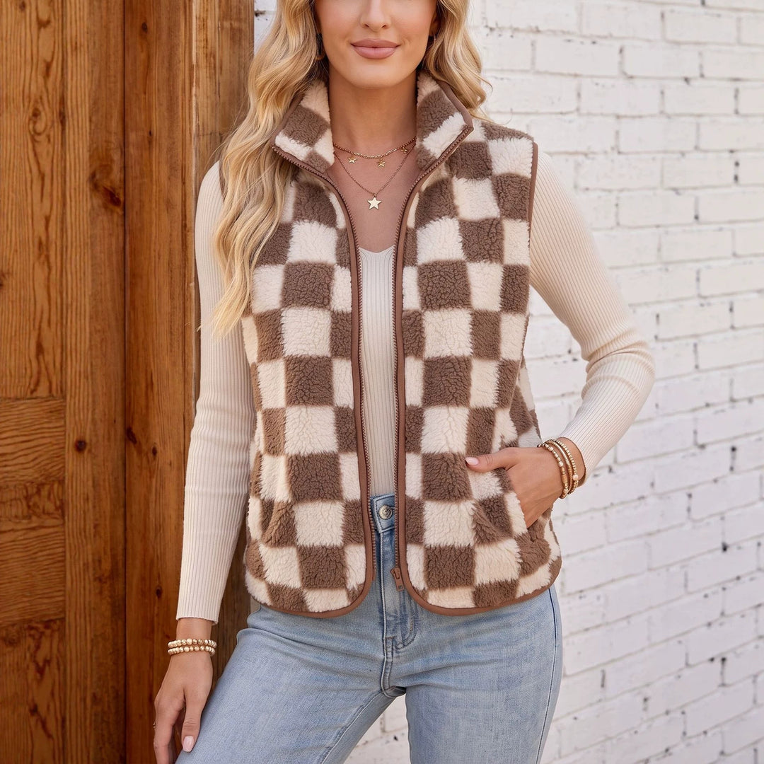 Women's Ensemble with Vest - Elegant and Warm