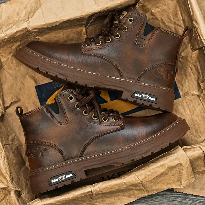 LAURENT MONACO | GENUINE LEATHER BOOTS
