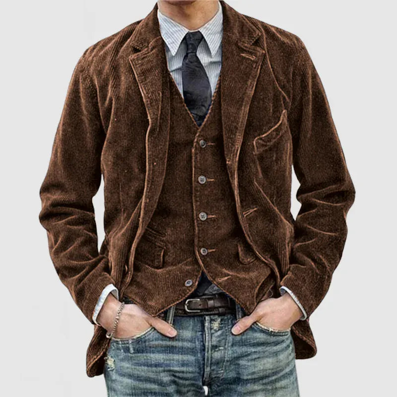 LAURENT MONACO | CORDUROY SUIT SET FOR MEN