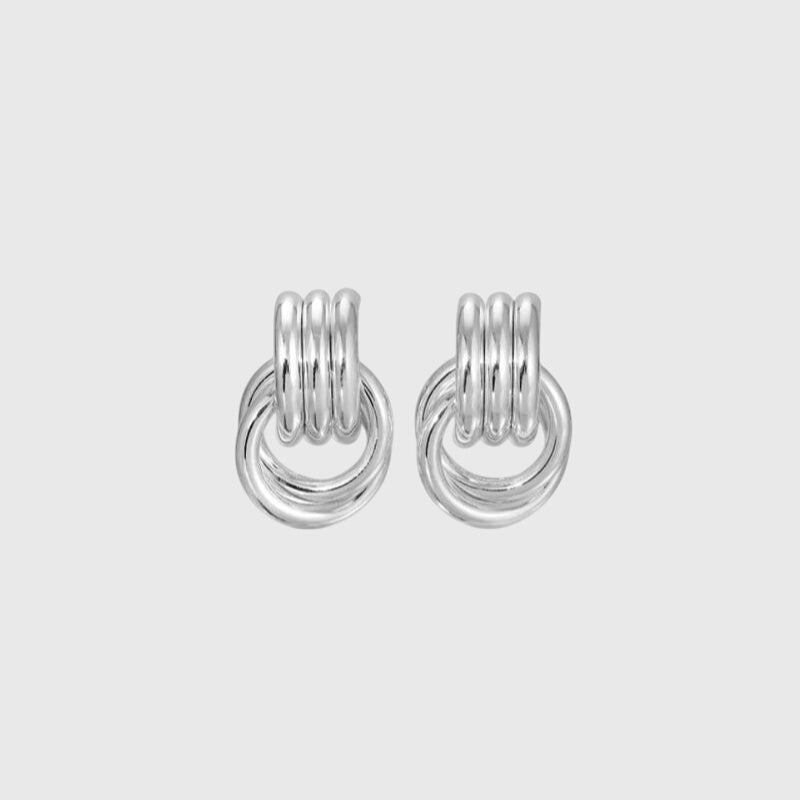 Connie Knot Earrings, view 7 - Elena Harper