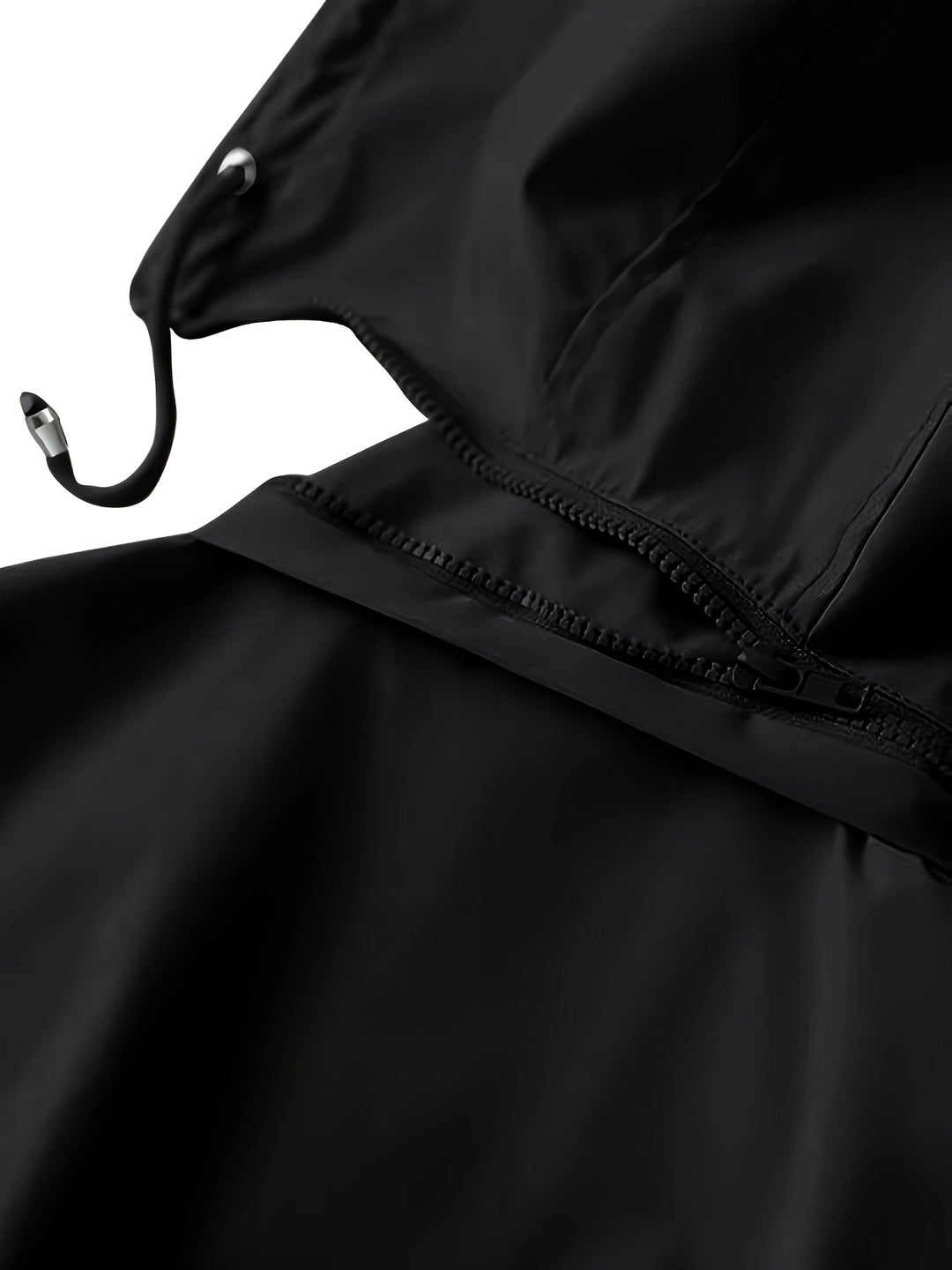 Joyce | Hooded Drawstring Rain Jacket
