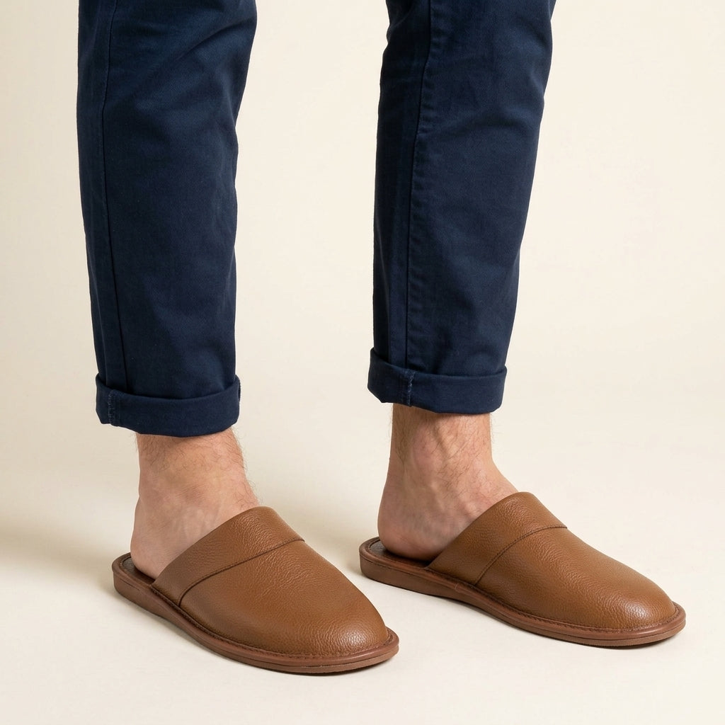 Warm Comfort House Slippers Winter Indoor Shoes For Men