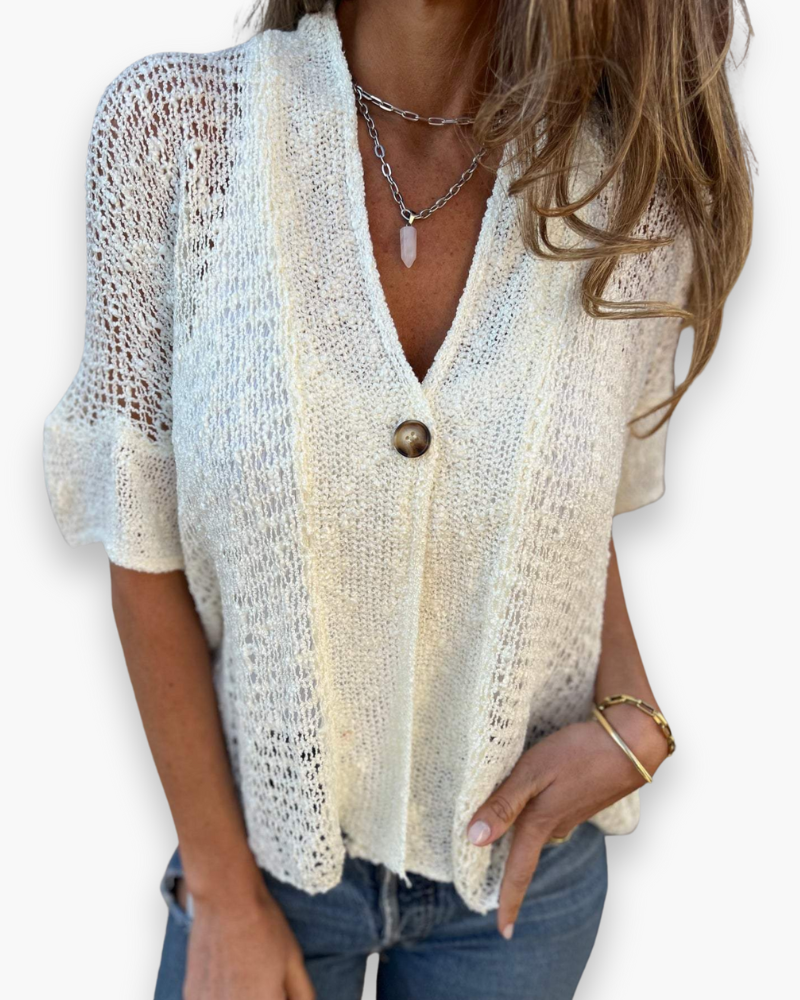 Lightweight Knit Top for Women | Elegant