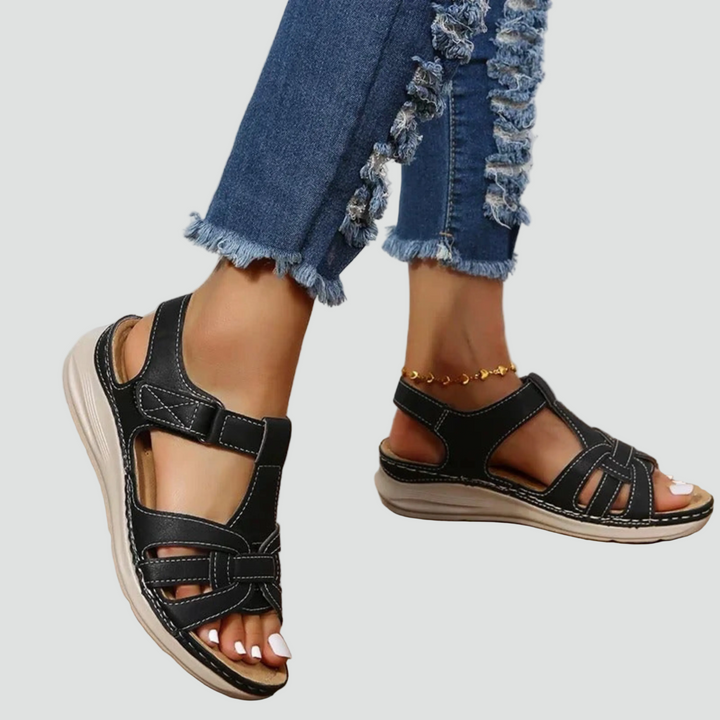 Adjustable Strap Sandals with Open Toe for Women